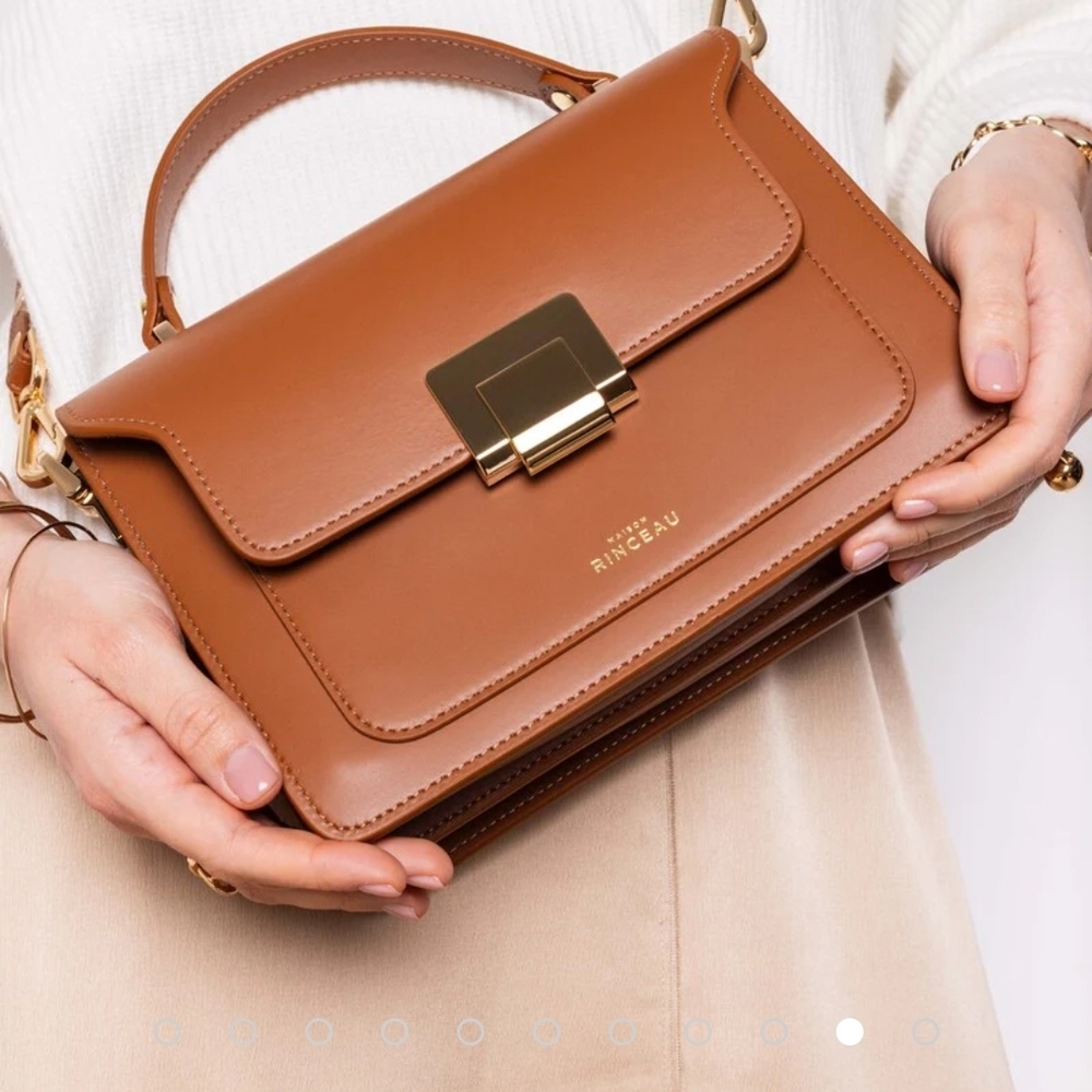 NWT Maison Rinceau Petite Apollon Bag, Camel